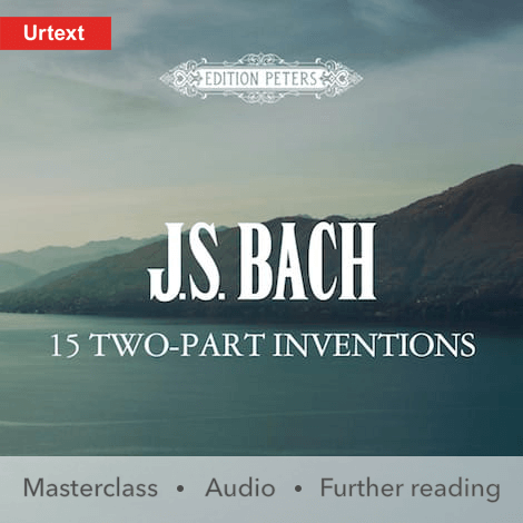 Cover - 15 Two-part Inventions - Johann Sebastian Bach